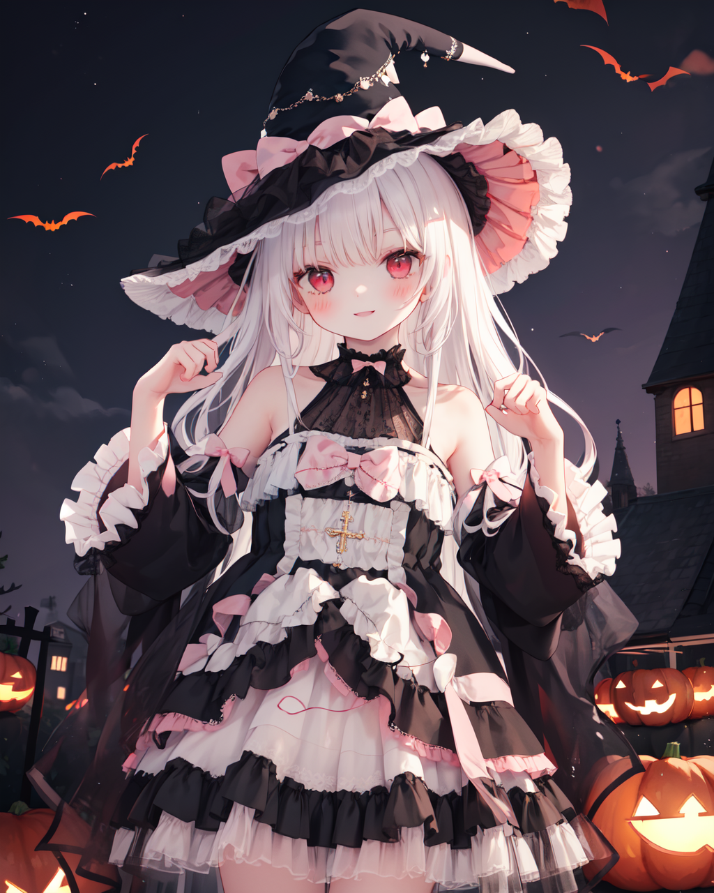 17238-86831435-masterpiece,best quality,_white hair,red eyes,(kid, child_1),long hair,loli,_smile,_black dress,bare shoulders,layered dress,fri.png